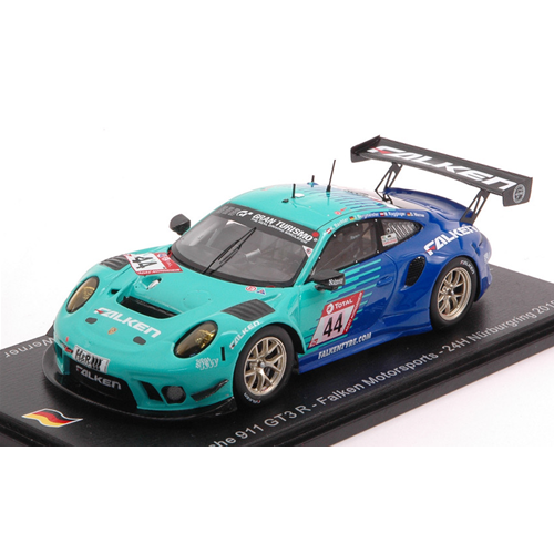 PORSCHE 911 GT3 N.44 24H NURBURGRING 2019 K.BACHLER-J.BERGMEISTER-M.RAGGINGER-D.WERNER 1:43 Spark Model Auto Competizione Modellino
