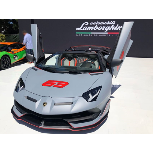 LAMBORGHINI AVENTADOR SVJ ROADSTER N.63 2019 1:43 Looksmart Auto Stradali Modellino
