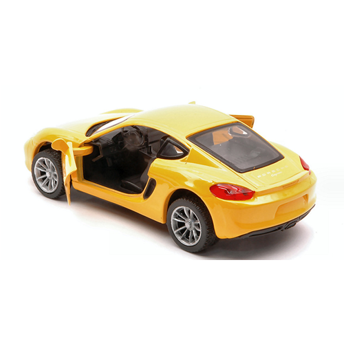 PORSCHE CAYMAN (981) 2013 YELLOW 1:32 New Ray Auto Stradali Modellino