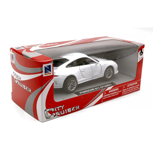 PORSCHE 911 GT3 (991) COUPE 2017 WHITE 1:32   New Ray Auto Stradali Modellino