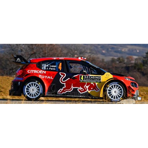CITROEN C3 WRC N.4 2nd RALLY SWEDEN 2019 LAPPI-FERM 1:43 Ixo Model Auto Rally Modellino