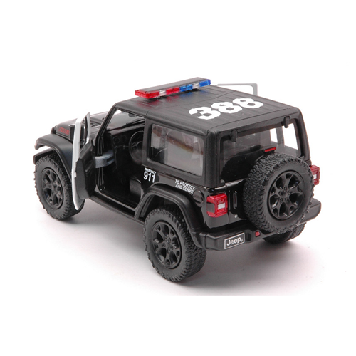 JEEP WRANGLER POLICE cm 11 1:32 Kinsmart Modellismo Giocattolo Modellino