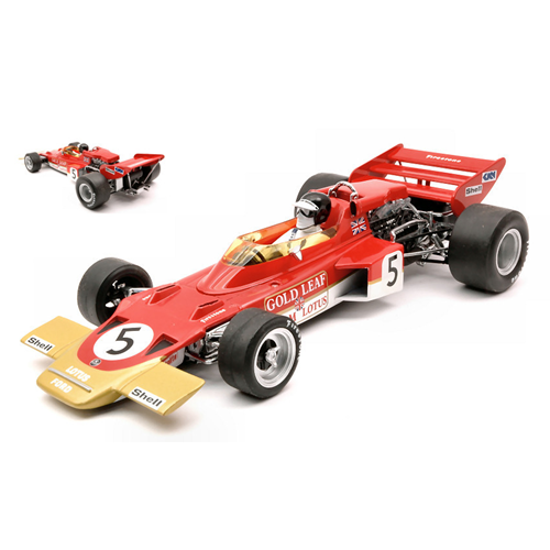 LOTUS 72C J.RINDT 1970 N.5 WINNER BRITISH GP 1:18 Quartzo Formula 1 Modellino