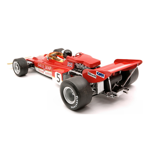 LOTUS 72C J.RINDT 1970 N.5 WINNER BRITISH GP 1:18 Quartzo Formula 1 Modellino