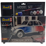 CITROEN 2 CV COCORICO MODEL SET KIT 1:24 Revell Kit Auto Die Cast Modellino