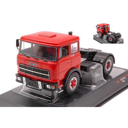 FIAT 619 N1 1980 RED 1:43 Ixo Model Camion Modellino