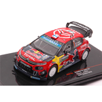 CITROEN C3 WRC N.4 2nd RALLY SWEDEN 2019 LAPPI-FERM 1:43 Ixo Model Auto Rally Modellino