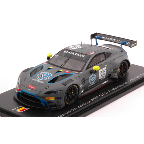 ASTON MARTIN VANTAGE GT3 N.76 24 H SPA 2019 LYNN-DENNIS-KIRCHHOFER 1:43 Spark Model Auto Competizione Modellino