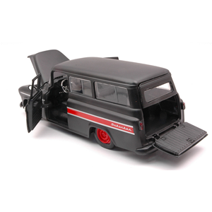 CHEVY SUBURBAN 1957 MATT BLACK 1:24 Jada Toys Tuning Modellino