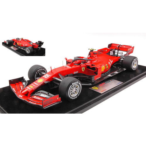 FERRARI SF90 N.16 2nd SINGAPORE GP 2019 CHARLES LECLERC 1:18 Looksmart Formula 1 Modellino