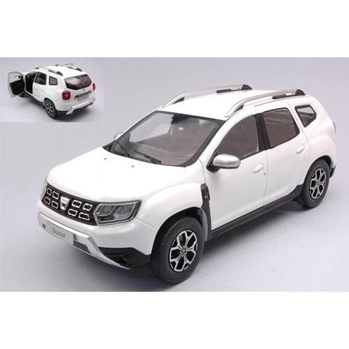 DACIA DUSTER MK2 2018 WHITE 1:18 Solido Auto Stradali Modellino
