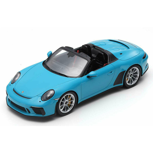 PORSCHE 911 SPEEDSTER 2019 LIGHT BLUE 1:18 Spark Model Auto Stradali Modellino