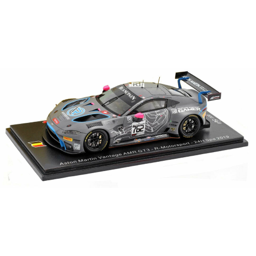 ASTON MARTIN VANTAGE N.762 24 H SPA 2019 R.COLLARD-F.HASBURG-H.DESADELEER-A.VAINIO 1:43 Spark Model Auto Competizione Modellino