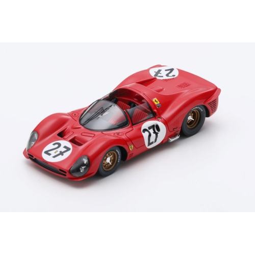 FERRARI 330 P3 N.27 LE MANS 1966 GINTHER-RODRIGUEZ 1:43 Looksmart Auto Competizione Modellino