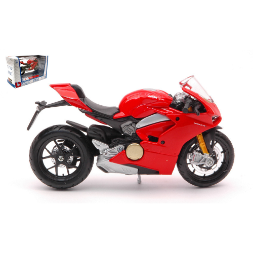 DUCATI PANIGALE V4 2018 RED 1:18 Burago Moto Modellino