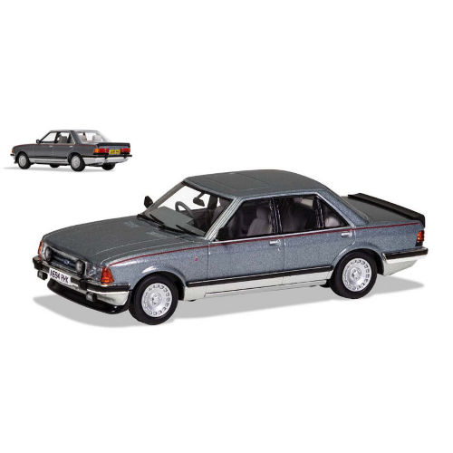 FORD GRANADA MK2 2.8 GHIA X ENGLAND 1977 SILVER 1:43 Vanguards Auto Stradali Modellino