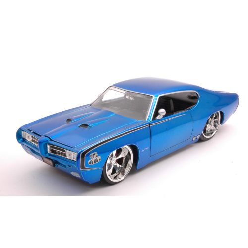PONTIAC GTO JUDGE 1969 METALLIC BLUE 1:24 Jada Toys Tuning Modellino