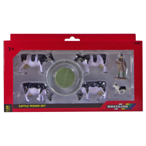SET MANGIATOIA BESTIAME CATTLE FEEDER SET 1:32 Britains Mezzi Agricoli e Accessori Modellino