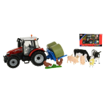 TRATTORE MASSEY FERGUSON 5612 TRACTOR PLAYSET 1:32 Britains Mezzi Agricoli e Accessori Modellino