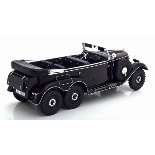 MERCEDES G4 (W31) CONVERTIBLE 1938 BLACK 1:18 ModelCarGroup Auto d'Epoca Modellino
