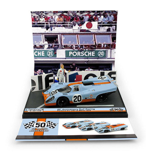 PORSCHE 917K 50th ANNIVERSARIO VITTORIE SCUDERIA GULF 1968-2018 LIM.500 1:43 Brumm Auto Competizione Modellino