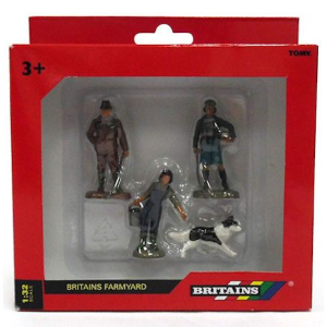 FARMYARD FAMIGLIA CONTADINA 1:32 Britains Mezzi Agricoli e Accessori Modellino