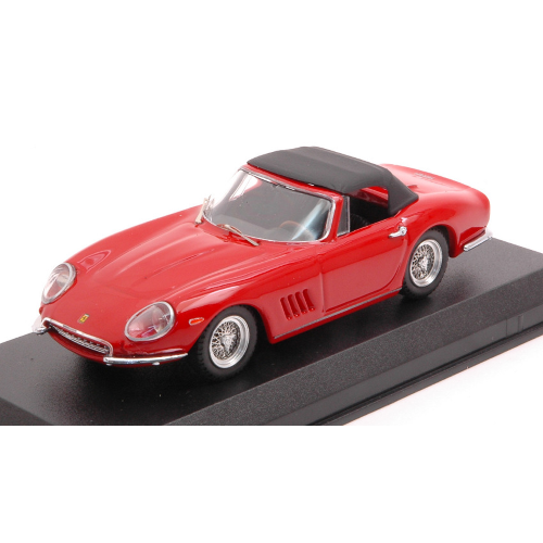 FERRARI 275 GTB/4 NART SPYDER 1967 WITH CAPOTE 1:43 Best Model Auto Stradali Modellino