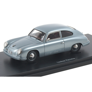LINDNER PORSCHE 1953 LIGHT SILVERBLUE 1:43 Autocult Auto Stradali Modellino