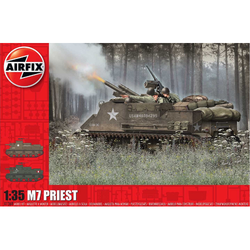 M7 PRIEST KIT 1:35 Airfix Kit Mezzi Militari Modellino