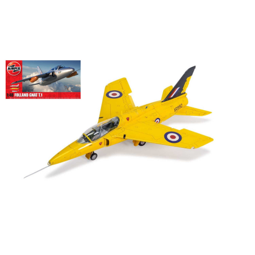 FOLLAND GNAT T1 KIT 1:48 Airfix Kit Aerei Modellino