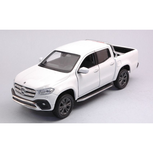 MERCEDES X-CLASS 2018 WHITE 1:24-27 Welly Auto Stradali Modellino