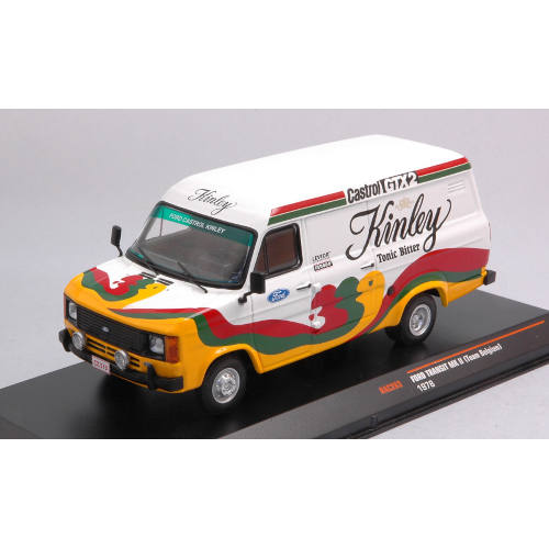 FORD TRANSIT MKII KINLEY 1985 TEAM BELGIUM 1:43 Ixo Model Auto Rally Modellino