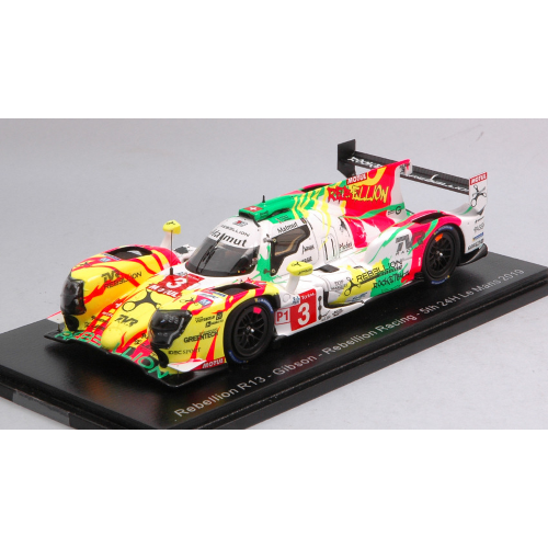 REBELLION R13 N.3 5th LE MANS 2019 T.LAURENT-N.BERTHON-G.MENEZES 1:43 Spark Model Auto Competizione Modellino