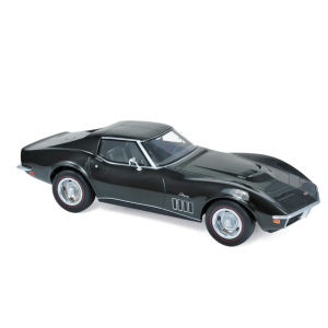 CHEVROLET CORVETTE 1969 GREEN METALLIC 1:18 Norev Auto Stradali Modellino