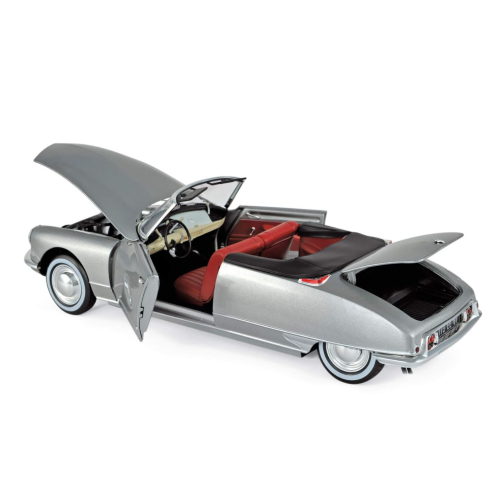 CITROEN DS 19 CABRIOLET 1961 (CHAPRON) PEARL GREY 1:18 Norev Auto Stradali Modellino