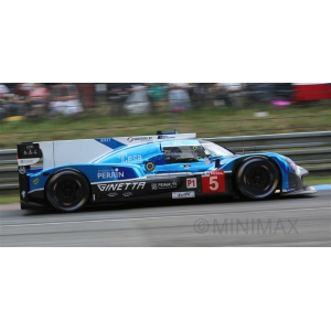 GINETTA G60-LT-P1 N.5 42th LE MANS 2018 C.ROBERTSON-M.SIMPSON-L.ROUSSEL 1:43 Spark Model Auto Competizione Modellino
