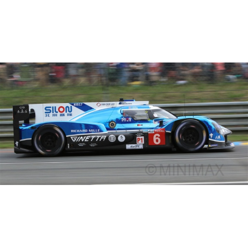 GINETTA G60-LT-P1 N.6 DNF LE MANS 2018 O.ROWLAND-A.BRUNDLE-O.TURVEY 1:43 Spark Model Auto Competizione Modellino