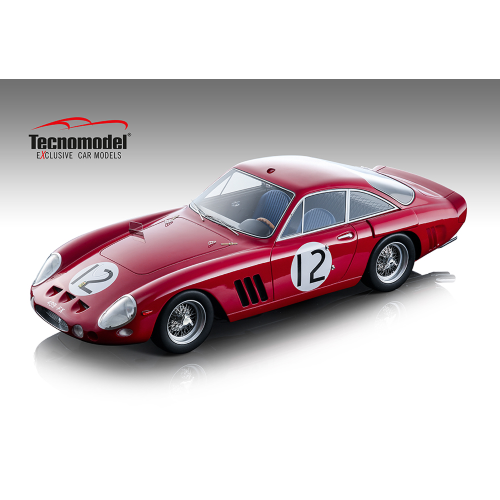FERRARI 330 LMB N.12 5th LE MANS 1963 J.SEARS-M.SALMON 1:18 Tecnomodel Auto Competizione Modellino