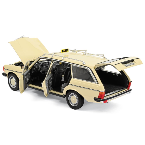 MERCEDES 200 T 1982 TAXI 1:18 Norev Taxi Modellino