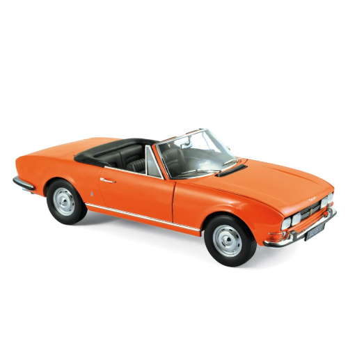 PEUGEOT 504 CABRIOLET 1970 CAPUCINE YELLOW 1:18 Norev Auto Stradali Modellino
