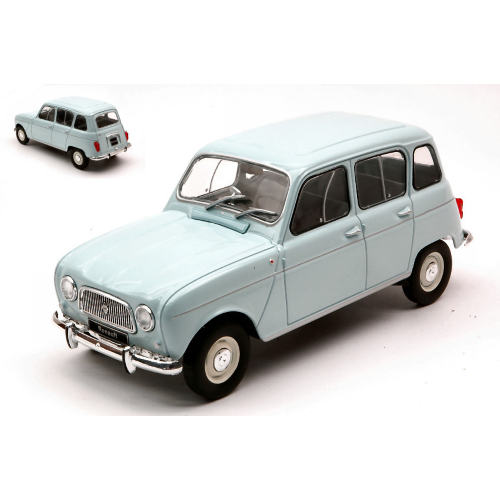 RENAULT 4L 1965 LIGHT BLUE 1:24 Whitebox Auto Stradali Modellino