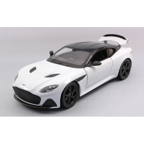 ASTON MARTIN DBS SUPERLEGGERA 2019 WHITE/BLACK 1:24 Welly Auto Stradali Modellino