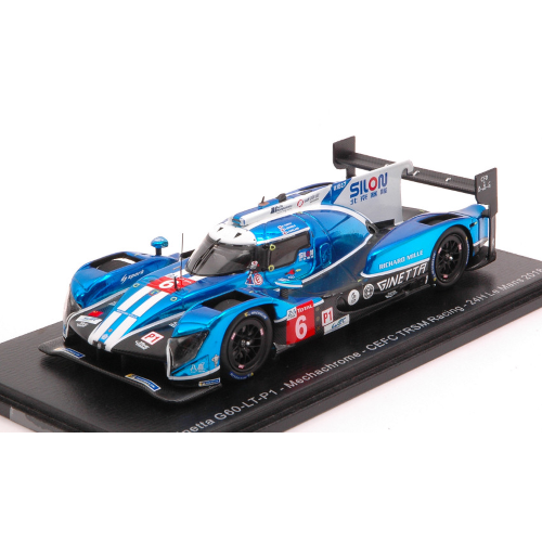 GINETTA G60-LT-P1 N.6 DNF LE MANS 2018 O.ROWLAND-A.BRUNDLE-O.TURVEY 1:43 Spark Model Auto Competizione Modellino
