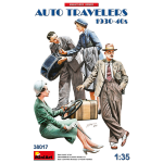 AUTO TRAVELERS 1930-40s KIT 1:35 Miniart Kit Figure Militari Die Cast Modellino