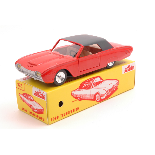 FORD THUNDERBIRD LIGHT RED CLUB SOLIDO 1:43 Solido Auto Stradali Modellino