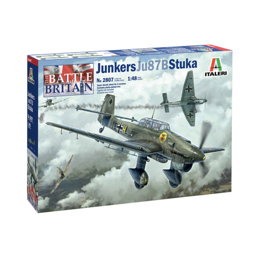 JU-87B STUKA BATTLE OF BRITAIN 80th ANNIVERSARY KIT 1:48 Italeri Kit Aerei Modellino
