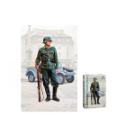 GERMAN INFANTRYMAN KIT 1:9 Italeri Kit Figure Militari Die Cast Modellino