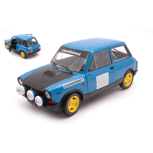 AUTOBIANCHI A112 MK5 ABARTH CHARDONNET RALLY SET 1980 1:18 Solido Auto Rally Modellino