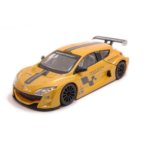 RENAULT MEGANE TROPHY YELLOW 1:24 Burago Auto Stradali Modellino