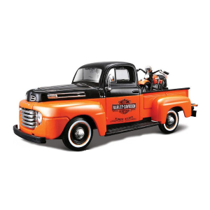 FORD F-1 PICK UP 1948 H.DAVIDSON W/1948 FL PANHEAD 1:24 Maisto Tuning Modellino